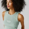 Camiseta sin mangas de canalé Camiseta sin mangas de canalé