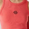 Camiseta sin mangas de canalé Camiseta sin mangas de canalé