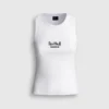 Camiseta sin mangas de canalé