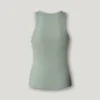 Camiseta sin mangas de canalé Camiseta sin mangas de canalé