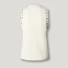Camiseta sin mangas de canalé Camiseta sin mangas de canalé