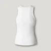 Camiseta sin mangas de canalé Camiseta sin mangas de canalé
