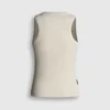 Camiseta sin mangas de canalé Camiseta sin mangas de canalé