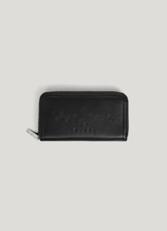 Cartera con cierre de cremallera