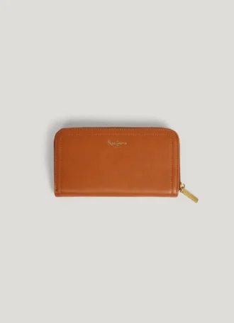 Cartera con cierre de cremallera