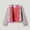 Chaqueta acolchada con estampado floral Chaqueta acolchada con estampado floral