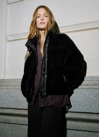 Chaqueta acolchada reversible