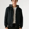 Chaqueta bomber con capucha