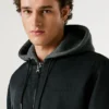 Chaqueta bomber con capucha