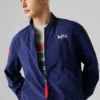 Chaqueta bomber con estampado en la espalda