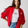 Chaqueta bomber con estampado en la espalda Chaqueta bomber con estampado en la espalda