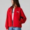 Chaqueta bomber con estampado en la espalda Chaqueta bomber con estampado en la espalda