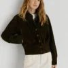Chaqueta bomber de ante Chaqueta bomber de ante