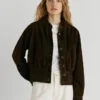 Chaqueta bomber de ante Chaqueta bomber de ante