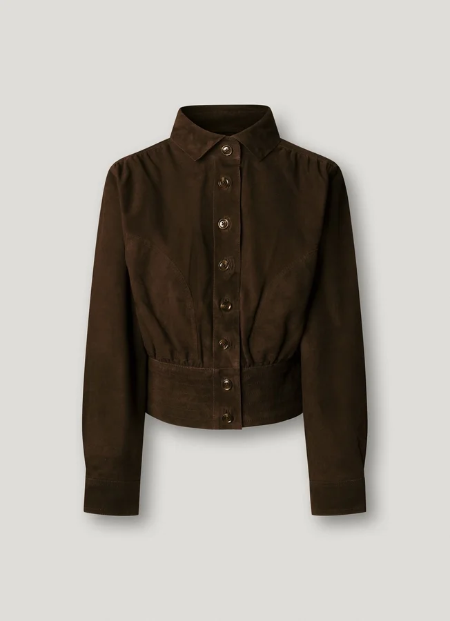 Chaqueta bomber de ante Chaqueta bomber de ante