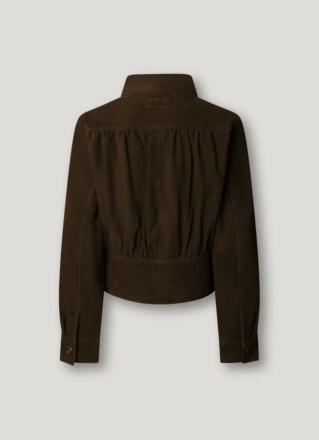 Chaqueta bomber de ante Chaqueta bomber de ante
