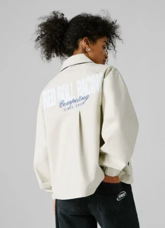Chaqueta bomber de lona