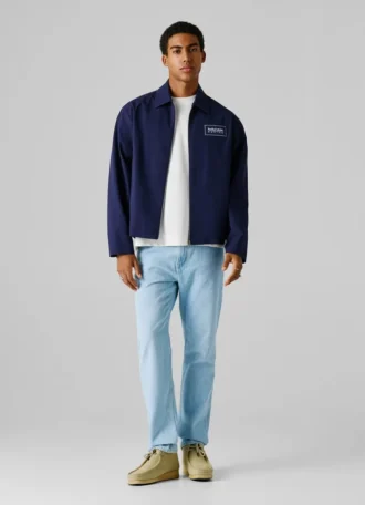 Chaqueta bomber de lona
