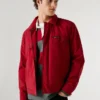 Chaqueta con cuello de camisa