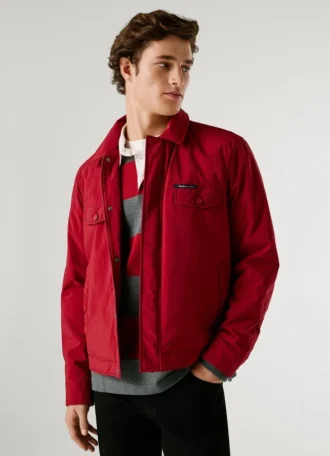 Chaqueta con cuello de camisa