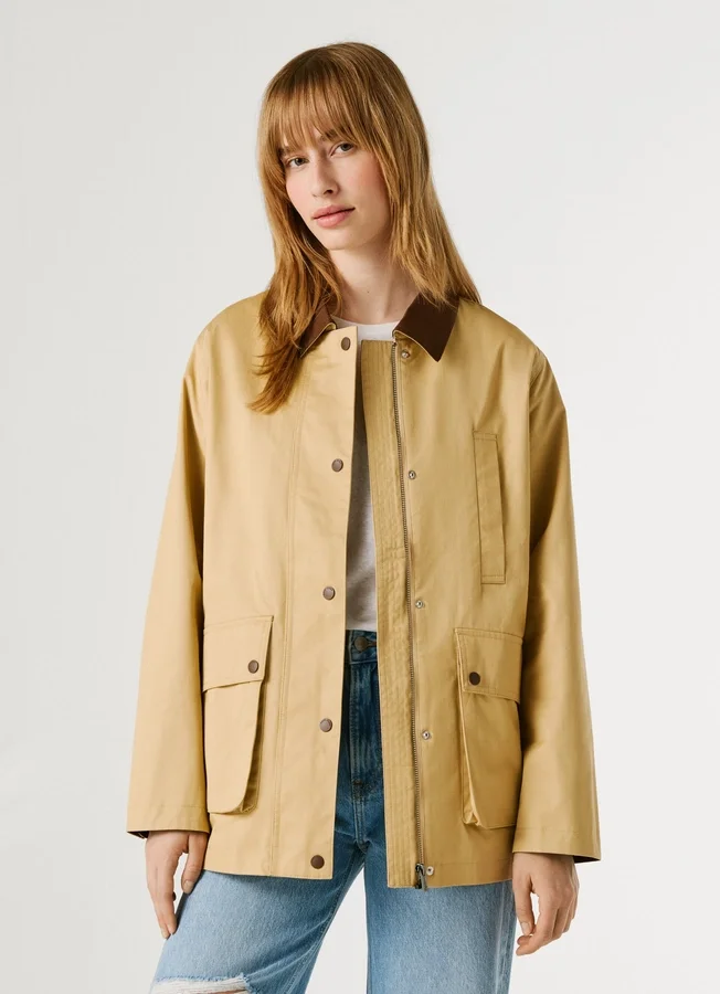 Chaqueta con cuello de camisa Chaqueta con cuello de camisa