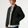 Chaqueta con cuello de camisa