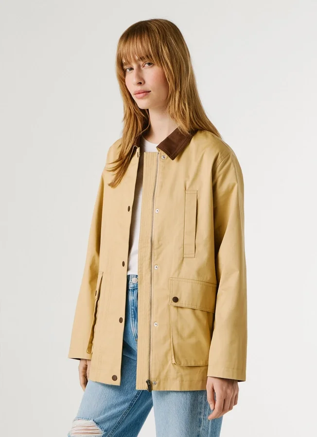 Chaqueta con cuello de camisa Chaqueta con cuello de camisa