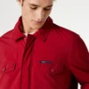 Chaqueta con cuello de camisa