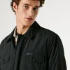 Chaqueta con cuello de camisa