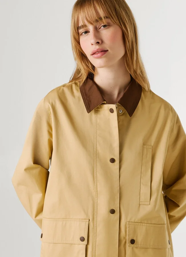 Chaqueta con cuello de camisa Chaqueta con cuello de camisa