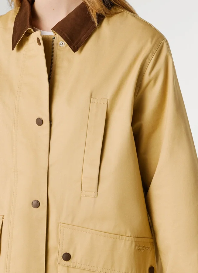 Chaqueta con cuello de camisa Chaqueta con cuello de camisa