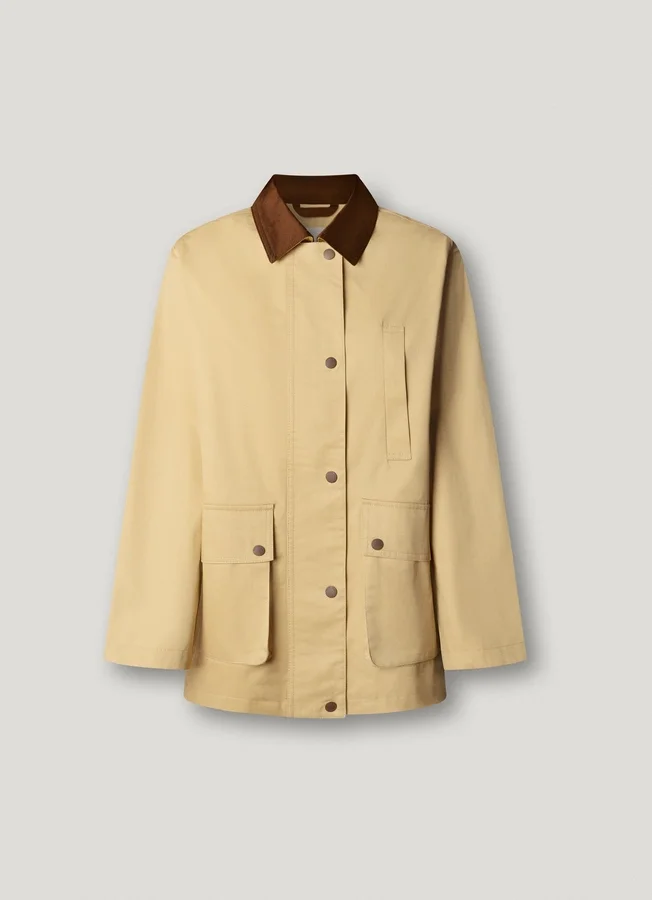 Chaqueta con cuello de camisa Chaqueta con cuello de camisa