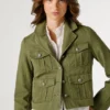 Chaqueta corta de sarga Chaqueta corta de sarga