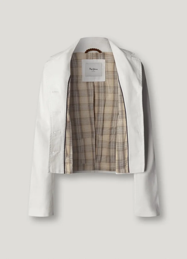 Chaqueta corta de sarga Chaqueta corta de sarga