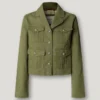 Chaqueta corta de sarga Chaqueta corta de sarga