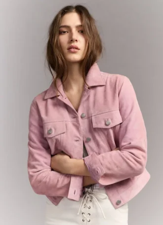 Chaqueta de ante