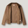 Chaqueta de lona de algodón con cuello de camisa Chaqueta de lona de algodón con cuello de camisa