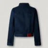 Chaqueta de sarga con cuello de camisa Chaqueta de sarga con cuello de camisa