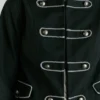 Chaqueta de sarga con cuello mao Chaqueta de sarga con cuello mao