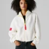 Chaqueta deportiva de corte holgado Chaqueta deportiva de corte holgado