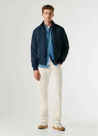 Chaqueta Harrington con cuello alto