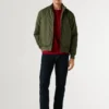 Chaqueta Harrington con cuello alto