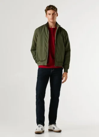 Chaqueta Harrington con cuello alto