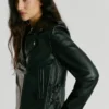 Chaqueta motera de cuero Chaqueta motera de cuero