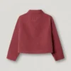 Chaqueta teñida en prenda con cuello en V