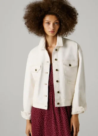 Chaqueta vaquera de corte holgado