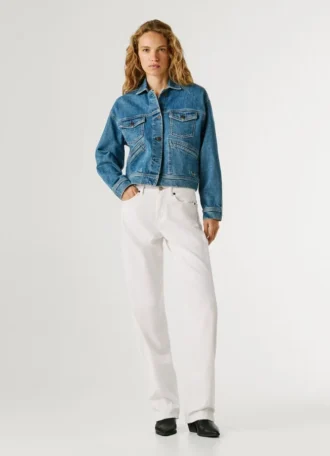 Chaqueta vaquera de corte holgado