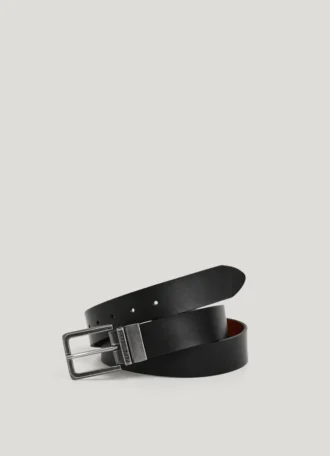 Cinturón de piel reversible