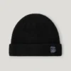 Conjunto de gorro y bufanda de punto elástico
