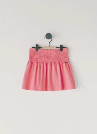 Falda corta de felpa